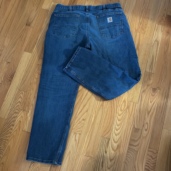 Vintage Baggy Carhartt Relaxed Fit Blue Jeans - Picture 2 of 3